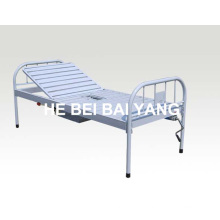 a-191 All Plastic-Sprayed Single Function Manual Hospital Bed